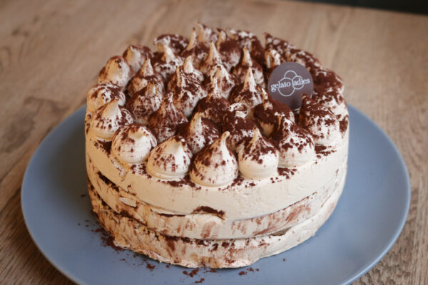 Tiramisu ice cream cake